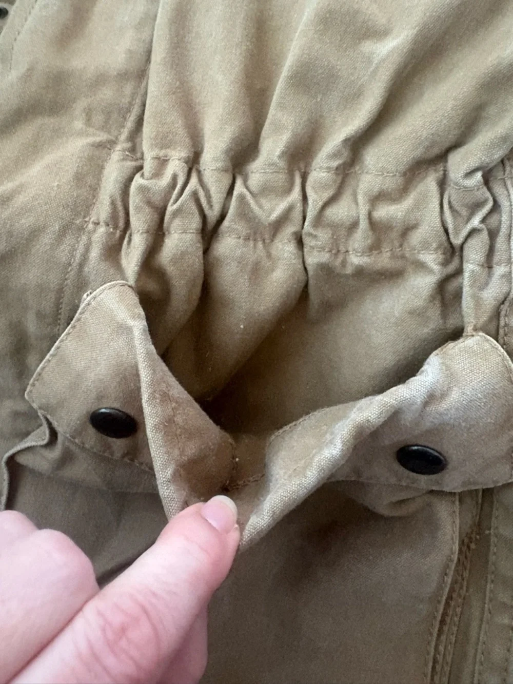Vintage Banana Republic Safari Bush Jacket XS Italian Canvas Military Field Coat - Picture 12 of 16